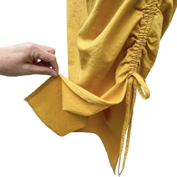 Urban Outfitters | Jackie Cinched Sleeveless Midi Dress Ruching Women’s Size S - Picture 5 of 8